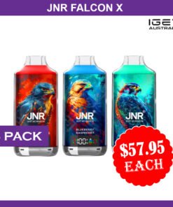 JNR FALCON X – 18000 PUFFS – 3 PACK