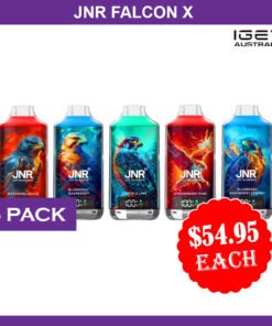 JNR FALCON X – 18000 PUFFS – 5 PACK