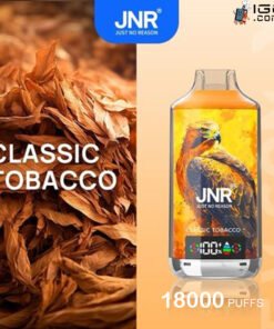 JNR FALCON -X CLASSIC TOBACCO  – 18000 PUFFS