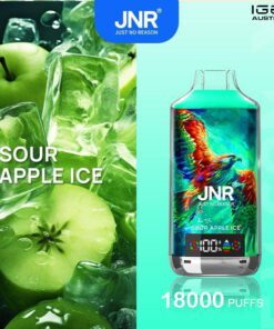 JNR FALCON -X SOUR APPLE ICE – 18000 PUFFS