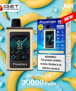 JNR PhoneVape BANANA ICE – 30000 PUFFS