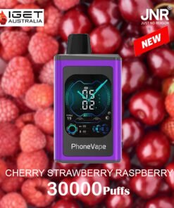 JNR PhoneVape CHERRY STRAWBERRY RASPBERRY – 30000 PUFFS