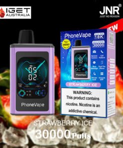 JNR PhoneVape STRAWBERRY ICE – 30000 PUFFS