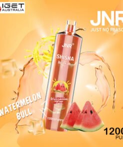 JNR SHISHA HOOKAH – WATERMELON BULL – 12000 PUFFS