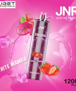JNR SHISHA HOOKAH – WHITE MAMBA – 12000 PUFFS