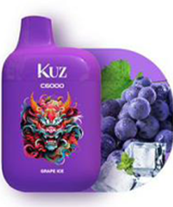KUZ GRAPE ICE – 6000 PUFFS