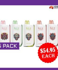 KUZ LUX 9000 PUFFS – 5 PACK