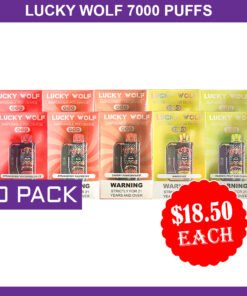 LUCKY WOLF 7000 PUFFS – 10 PACK