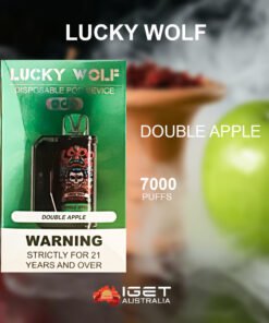 LUCKY WOLF DOUBLE APPLE – 7000 PUFFS