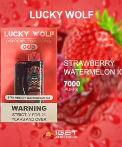 LUCKY WOLF STRAWBERRY WATERMELON ICE – 7000 PUFFS