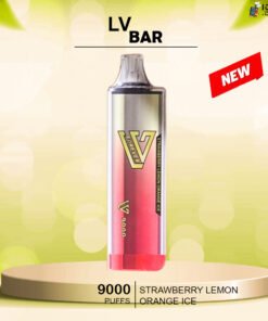 LV BAR – STRAWBERRY LEMON ORANGE ICE – 9000 PUFFS