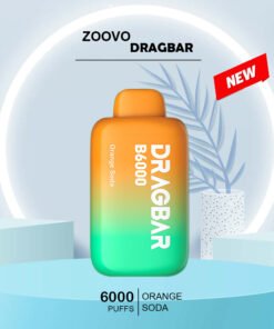 Zoovoo Dragbar Orange Soda 6000 Puffs