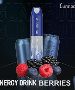 GUNNPOD LUME ENERGY DRINK BERRIES – 5000 PUFFS