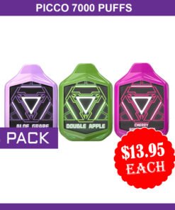 PICCO 7000 PUFFS – 3 PACK