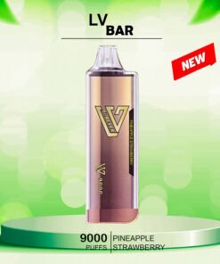 LV BAR PINEAPPLE STRAWBERRY – 9000 PUFFS
