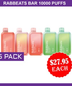 RABBEATS 10000 PUFFS – 5 PACK