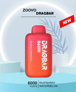 Zoovoo Dragbar Raspberry Watermelon 6000 Puffs