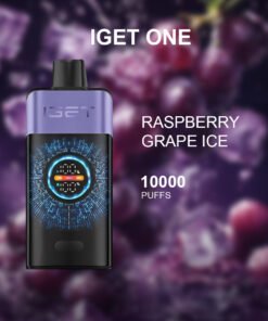 IGET ONE RASPBERRY GRAPE ICE – 12000 PUFFS