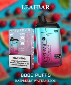 LEAFBAR PLATINUM RASPBERRY WATERMELON – 8000 PUFFS