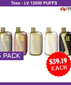 TESS-LV 12000 PUFFS – 5 PACK