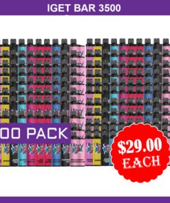 IGET BAR – 3500 PUFFS  – 200 PACK