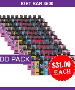 IGET BAR – 3500 PUFFS  – 100 PACK