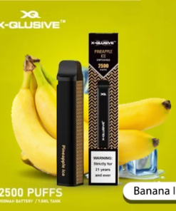 X-QLUSIVE BANANA ICE – 2500 PUFFS