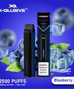 X-QLUSIVE BLUEBERRY ICE – 2500 PUFFS