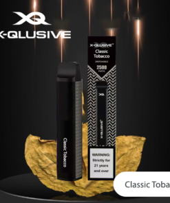 X-QLUSIVE CLASSIC TOBACCO – 2500 PUFFS