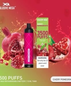 X-QLUSIVE MEGA CHERRY POMEGRANATE – 3500 PUFFS
