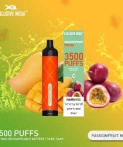 X-QLUSIVE MEGA PASSIONFRUIT MANGO – 3500 PUFFS