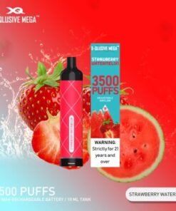 X-QLUSIVE MEGA STRAWBERRY WATERMELON – 3500 PUFFS