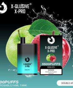 X-QLUSIVE X-PRO DOUBLE APPLE – 5500 PUFFS