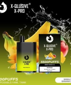X-QLUSIVE X-PRO MANGO BANANA – 5500 PUFFS