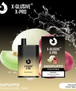X-QLUSIVE X-PRO PASSION FRUIT MELON – 5500 PUFFS
