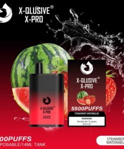 X-QLUSIVE X-PRO STRAWBERRY WATERMELON – 5500 PUFFS