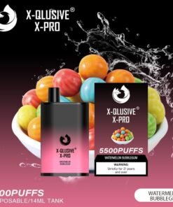 X-QLUSIVE X-PRO WATERMELON BUBBLEGUM – 5500 PUFFS