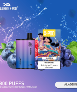 X-QLUSIVE X-POD ALADDIN – 3800 PUFFS