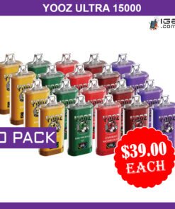 YOOZ ULTRA – 15000 PUFFS – 20 PACK