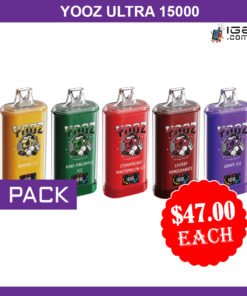 YOOZ ULTRA – 15000 PUFFS – 5 PACK