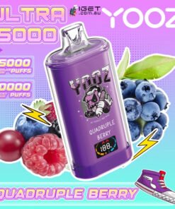 YOOZ ULTRA – QUADRUPLE BERRY – 15000 PUFFS