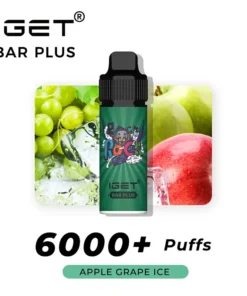 IGET BAR PLUS APPLE GRAPE ICE – 6000 PUFFS
