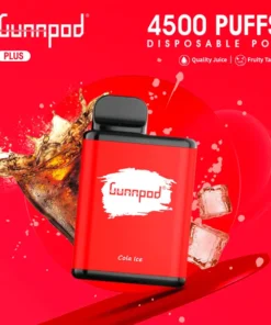 GUNNPOD PLUS COLA ICE – 4500 PUFFS