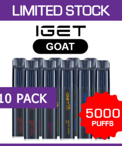 IGET GOAT – 5000 PUFFS – 10 PACK