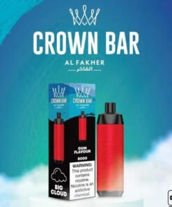 ALFAKHER CROWN BAR GUM FLAVOUR – 8000 PUFFS
