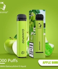 GUNNPOD APPLE BOMB – 2000 PUFFS