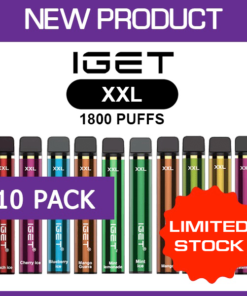 IGET XXL – 1800 PUFFS – 10 PACK