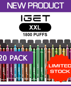 IGET XXL – 1800 PUFFS – 20 PACK