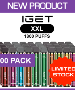 IGET XXL – 1800 PUFFS – 100 PACK