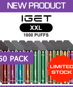 IGET XXL – 1800 PUFFS – 50 PACK